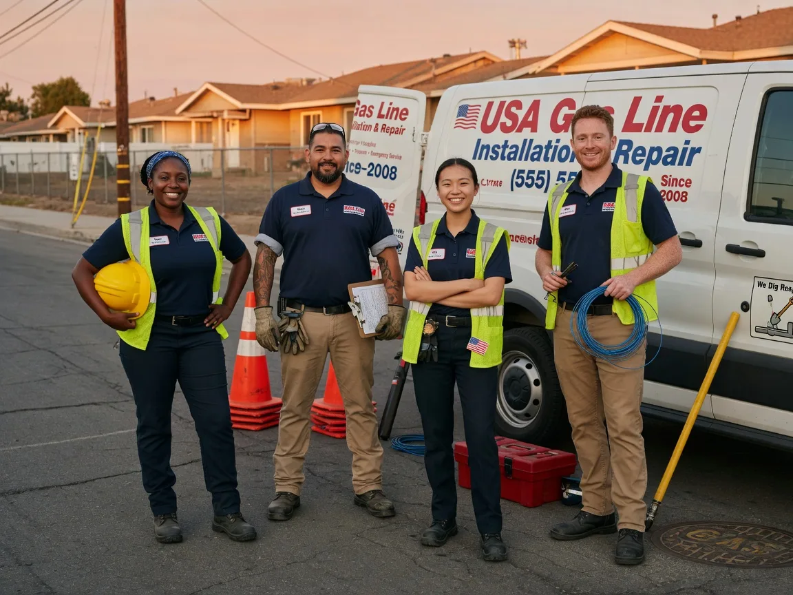 Gas Line Installation company in Sentinel, OK